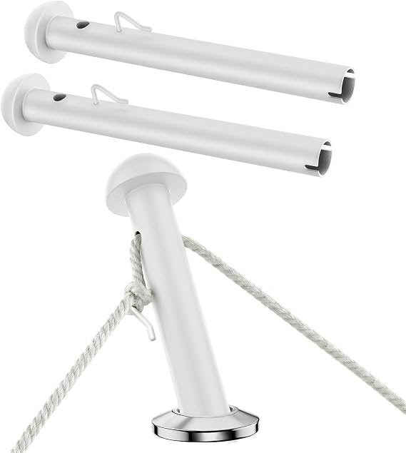 Salcod Boat Fender Rod Holder, Fender Adjuster & Boarding Handle, 2 Pack