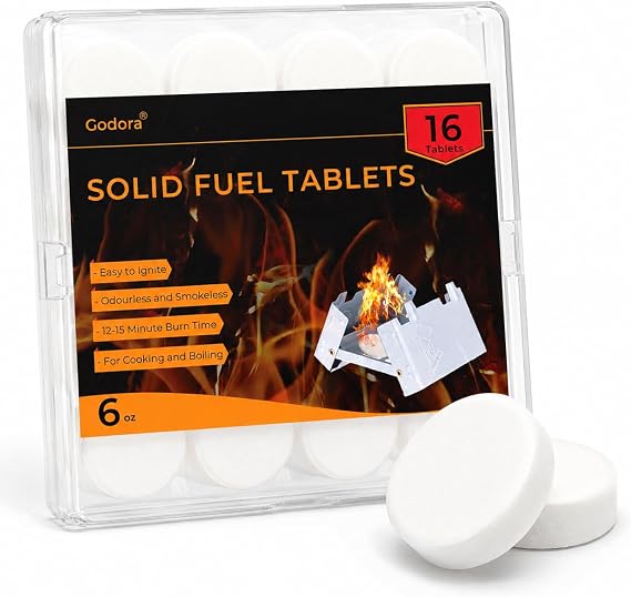 Solid Fuel Tablets - Compact Size, High Energy, Safe and Reliable