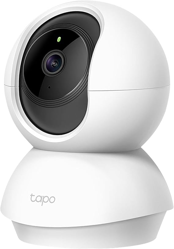 Tapo C210, 2K 3MP, Hareket Tespit ve Takibi, 360°, 9m Gece Görüşü, Çift Yönlü Sesli İletişim, Sesli Alarm, Bulut/Yerel Depolama, Bebek Ağlaması Tespiti, İç Mekan Wi-Fi Güvenlik Kamerası [Enerji Sınıfı A+]