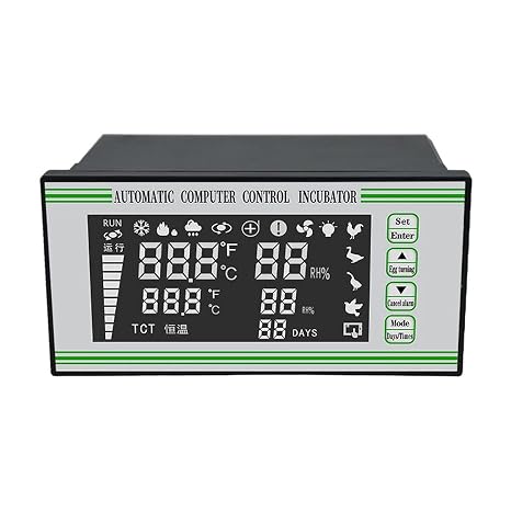 Xm-18S Egg Poultry Incubator System, 110V Automatic Egg Incubator Controller Thermostat Temperature Humidity Sensor