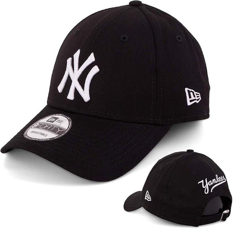 New Era New York Yankees MLB Diamond Era Black 9Forty Adjustable Cap