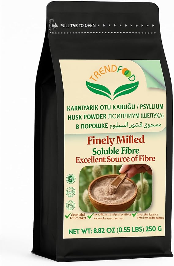 %100 Doğal Psyllium Husk Tozu – 250 g (Karnıyarık Otu kabuğu Tozu)