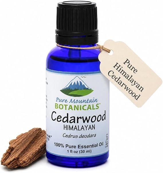 Cedarwood Essential Oil - Pure Natural & Kosher - 1oz Bottle Cedrus Deodara