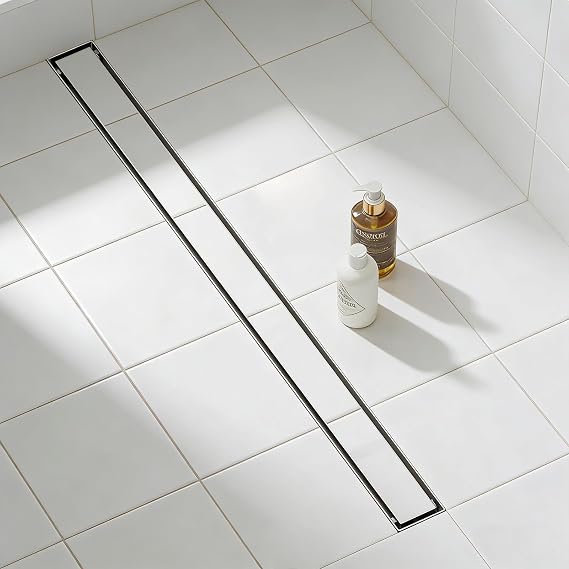 Linear Shower Drain 36 Inch Shower Trench Drain with Tile Insert Grate