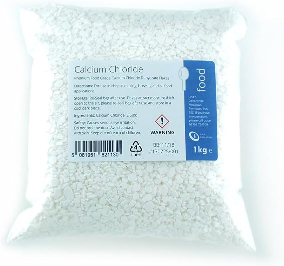 Calcium Chloride - 1kg (Diyhdrate Flakes)
