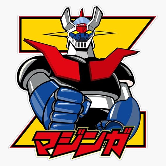 Mazinger Z Window Bumper Sticker Decal 5"