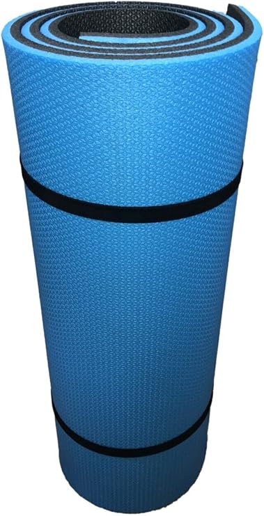 Chermik Pratik Kullanım 10 Mm Pilates Minderi Yoga Matı 180x60 Cm Mavi