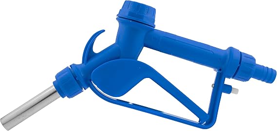 Ad-Blue/Diesel Gravity fed Fuel delivery Gun with Anti-Corrosion Stainless Steel Nozzle for use with 19mm Internal Diameter Hose,