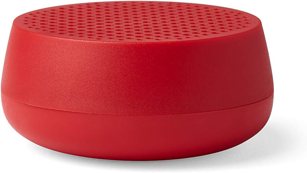 Lexon MINO S Pocket-Sized Bluetooth Speaker with HD Sound, Rechargeable and pairable - Red