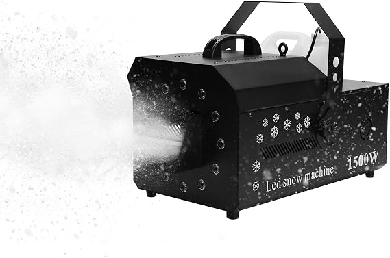 Snow Machine, 1500W Artificial Snow Making Machine Professional Snow Maker Machine with Remote Control Stage Snowflake Maker Snow Making Machines for Outdoors Party Indoor Wedding Christmas
