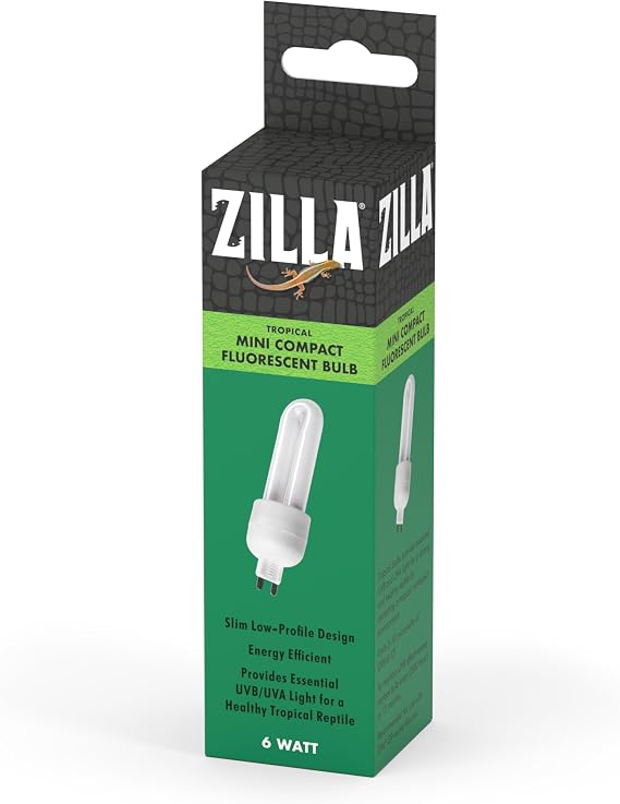 Zilla Mini Compact Fluorescent UVB Bulb, Tropical, One Size