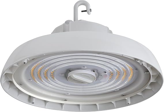 Metalux HBRC2L3 High Bay LED Light Selectable CCT & Lumen, Sensor-Ready Port, 120277V, 010V Dimming, 13 in. Round,