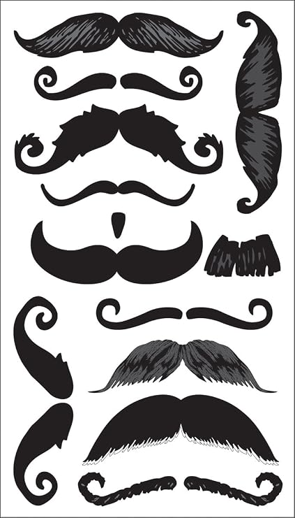 Sticko Moustache Stickers