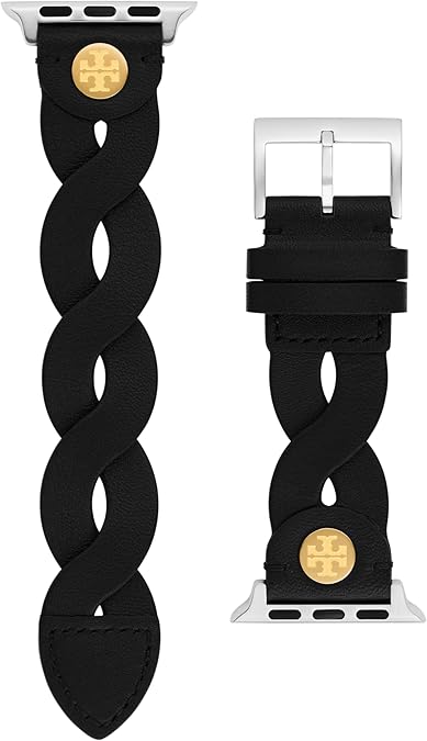 Tory Burch Women's Braided-Leather 38/40/41/42mm Band For Apple Watch