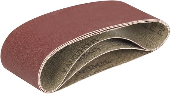 Triton TCMBSFPK 80/100/120 Grit Sanding Belt, 3-Pack