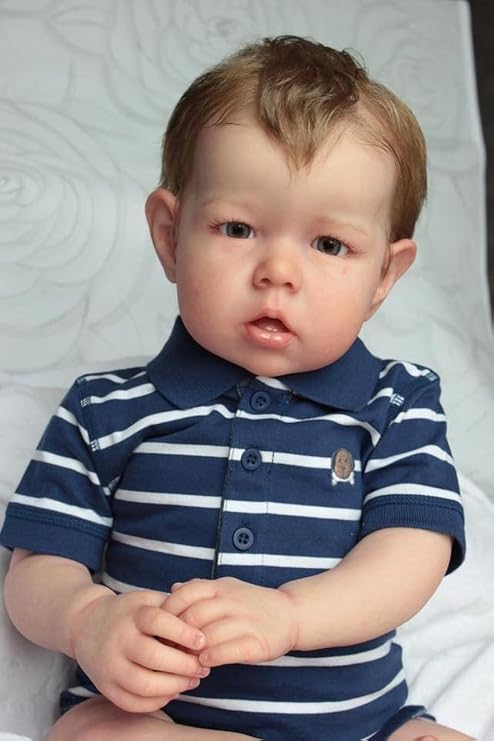 iCradle Reborn Baby Dolls 28 inch Realistic Silicone Vinyl Toddler Vinyl Lifelike Newborn Babies Toys for Kids Birthday for Age3+