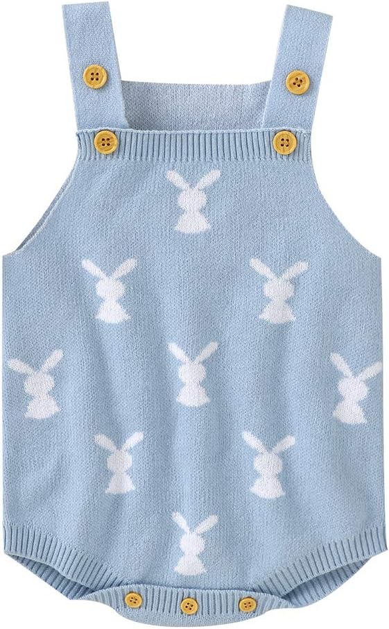 Gender Neutral Baby Girl Boy Summer Clothes Knit Sleeveless Unisex Romper Toddler Infant Outfit
