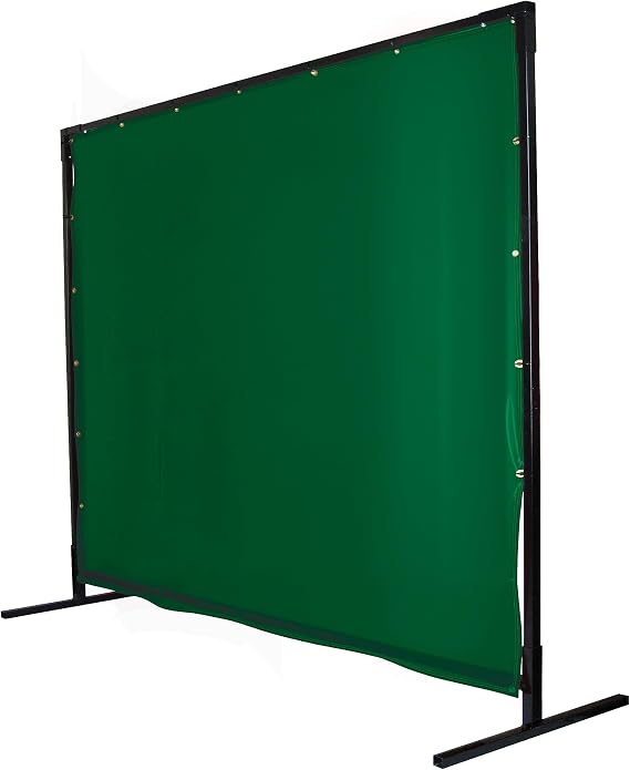 Black Stallion 6X10VSQF1-GRN QuickFrame Heavy-Duty Screen & Frame, Saf-Vu 14 Mil Vinyl 6 X 10', Green