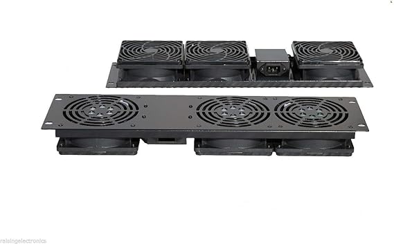 Rack Mount 3-Fan Cooling Unit 3U for Server Cabinet