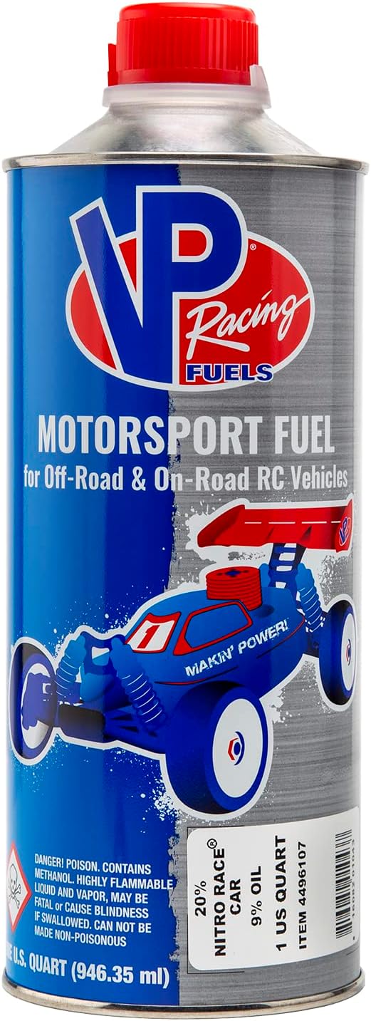 VP Racing Fuels 4496107 20% Nitro Race Car 9% Oil - Quart (1 Pack)