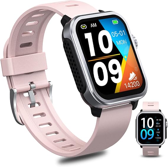 Smart Watch for Women Men, Fitness Tracker(Answer/Dial Calls) with Pedometer/Calories/Heart Rate/Blood Oxygen/Sleep Monitor,Rugged Waterproof Touchscreen Smart Watches Compatible with iOS&Android