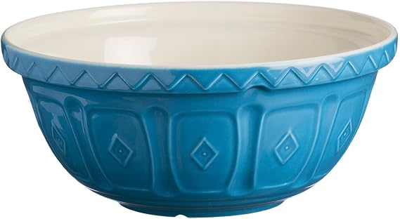 Mason Cash colour Mix Azure S24 Chip Resistant Earthenware 24cm Mixing Bowl