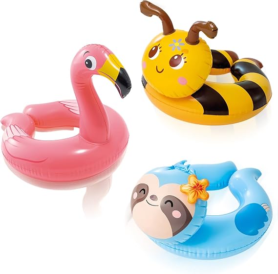 Unicorn Peacock Dinosaur Inflatables Swimming Ring Rubber Rings for Kids,Children Inflatable Swim Rings Pool Floats Tube,Inflatable Pool Ring Toy Floaties for Girls Boys Beach Summer Party Water Sport