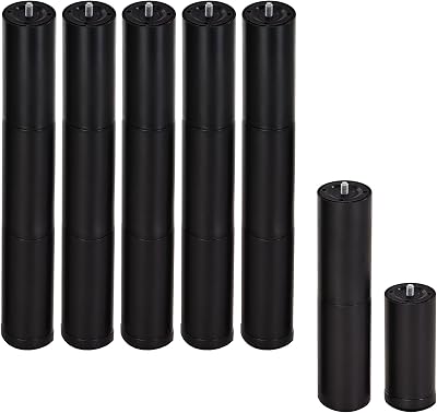 Fromann 14inch 6pcs Adjustable Bed Foot Legs Compatible Bed or Other M8 Threading Sofa Furnitures
