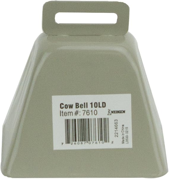 Ideal Instruments 7610 Cow Bell 10LD Metal Cow Bell