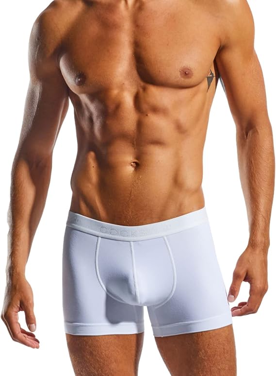 Cocksox Contour Pouch Boxer Briefs CX12 (Medium, White)