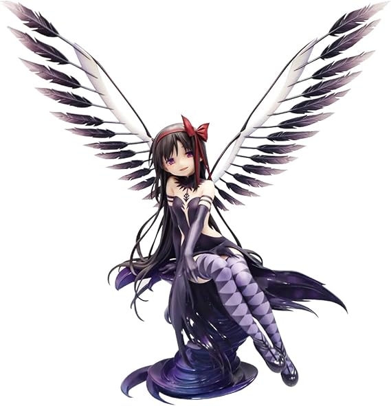 Anime Akemi Homura Figure Winged Akemi Homura Action Figure Anime Figurine Girl Model Statue Ornaments