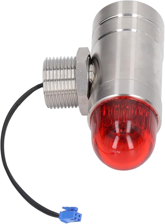 Explosion Proof Audible Visual Alarm 304 Stainless Steel Strobe Beacon & Siren 100dB Loud Horn with Sealed for DC24V G3/4 Thread