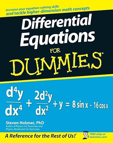 Differential Equations For Dummies (For Dummies Series)