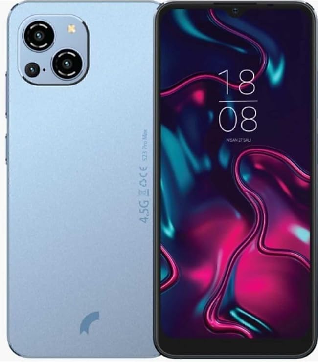Reeder S23 Pro Max 8Ram 256 Gb Mavi Siyah Cep Telefonu (Türkiye Garantili)