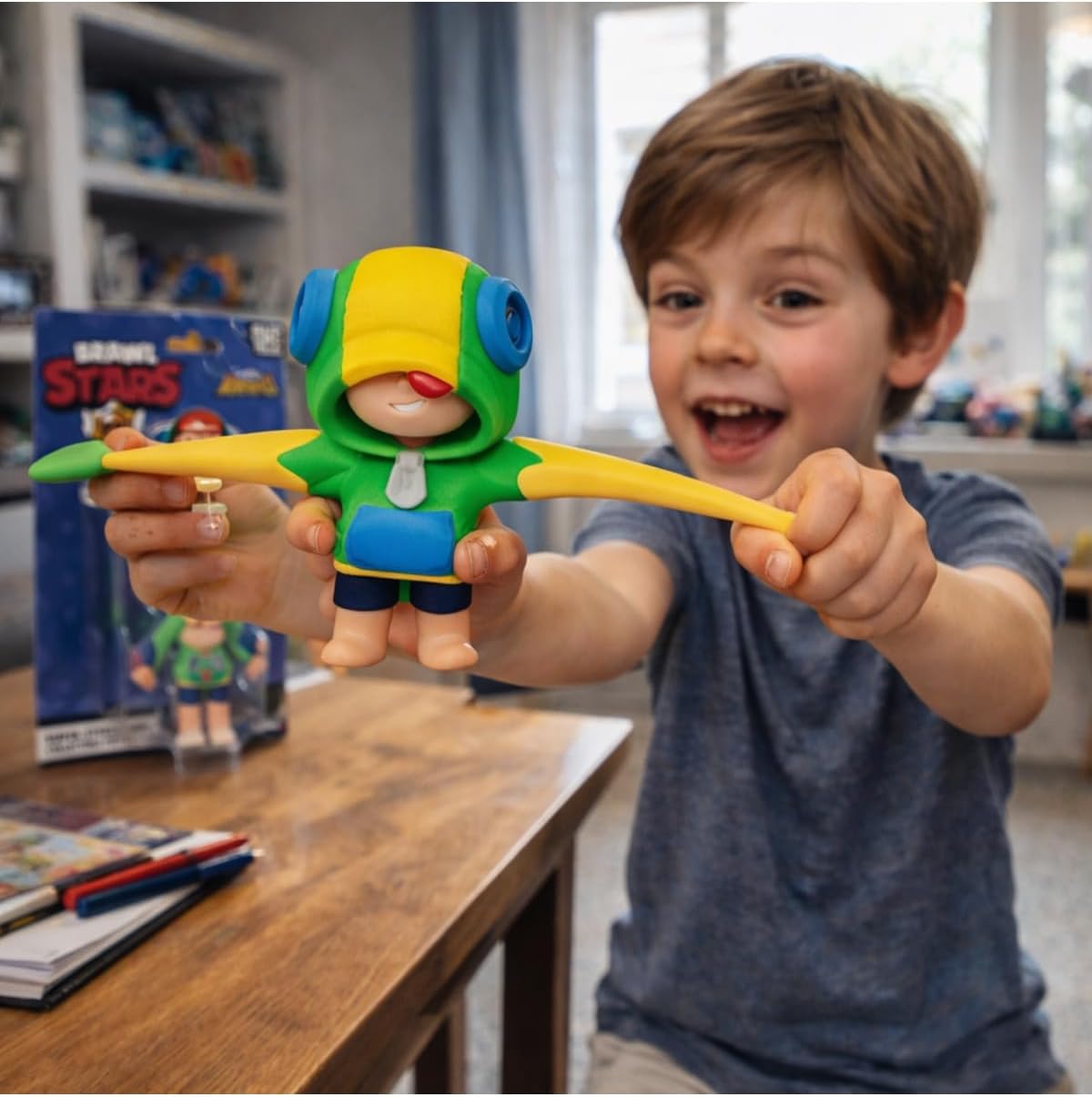 Monster Flex Brawl Stars Stretch Figür Leon, Esnek Uzayan Figür