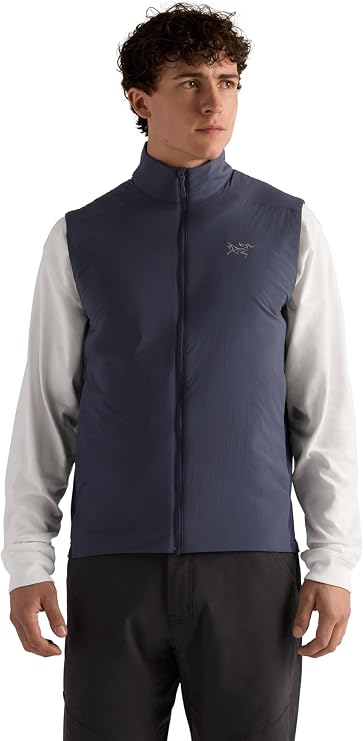 Arc'teryx Atom Vest Men's | Warm-Even-When-Wet Synthetically Insulated Vest | Black Sapphire, X-Small
