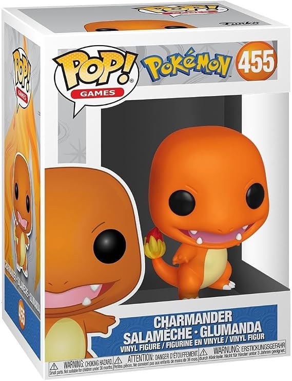 Funko 50403 POP Games: Pokemon Charmander Default, Colorful Toy Figure