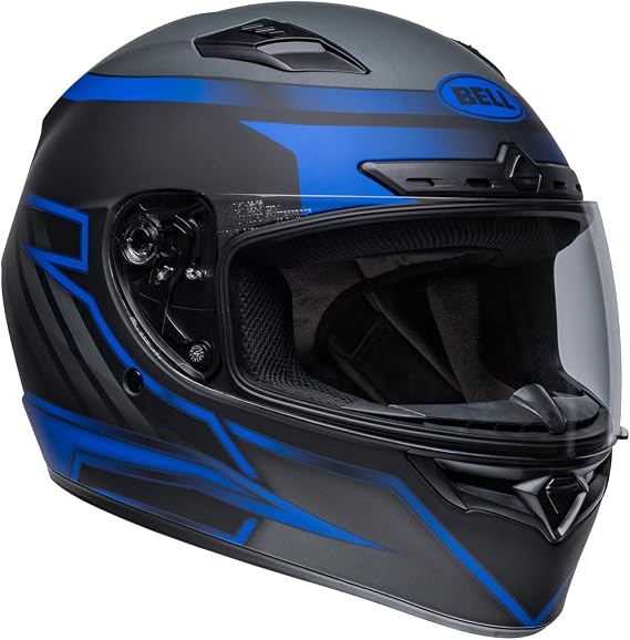 Bell Powersports Qualifier DLX MIPS Raiser Matte Black/Blue/Gray Medium