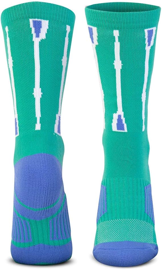 ChalkTalkSPORTS Rowing Socks - Cushioned Mid-Calf Crew - Men and Women