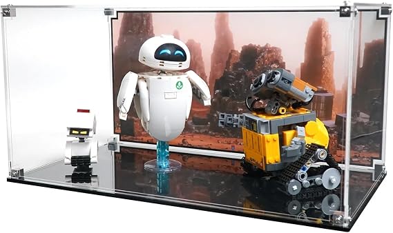 Acrylic Display Case Compatible with Lego Set 43279- Wall-E and Eve - Set not Included