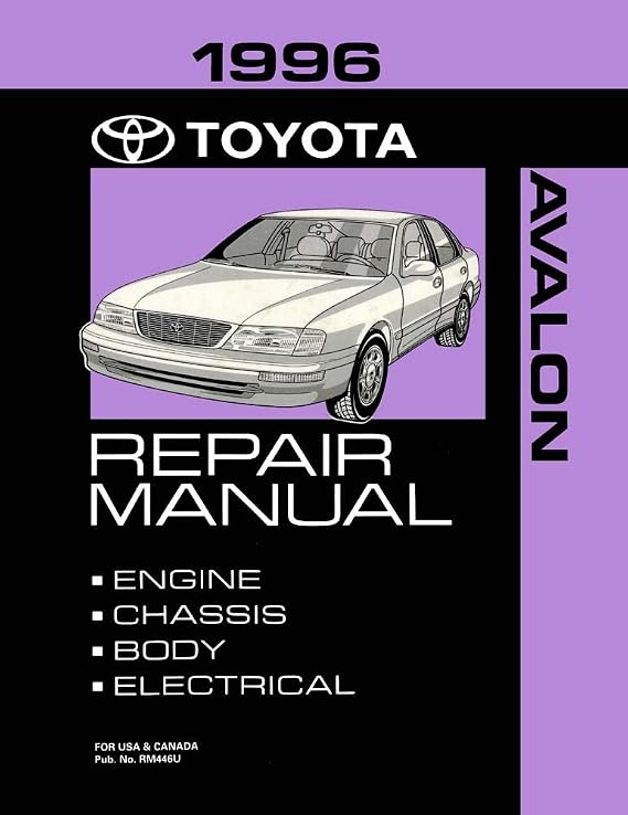 bishko automotive literature 1996 Toyota Avalon Shop Service Repair Manual Book Engine Drivetrain OEM