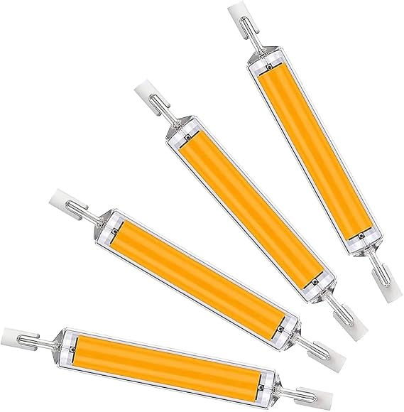 R7s LED Bulb 118mm 20W High Brightness Equivalent to 200W Halogen Bulbs J-Type Linear Double Ended T3 LED Bulbs for Floodlight Landscape,Warm White 3000k,4Pack