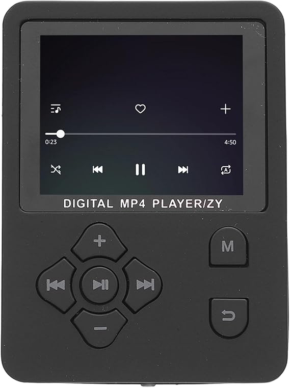 MP3 Player with Bluetooth, HiFi Lossless Sound Portable Music Player MP3 MP4 Player with Earphones, Digital Music Player Supports Expanded Up to 64GB (Black)