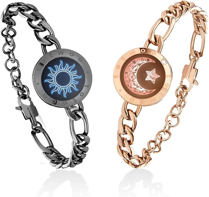 TOTWOO Smart Partner Bracelets with Bluetooth for Long Distance