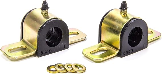 Energy Suspension 9.5161G 1" Greasable Sway Bar Set , Black