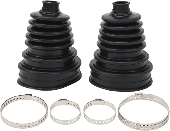 2pcs Universal Split Constant Velocity Joint Gaiter Boot Replacement Kit, Universal Silicone CV Boots - Highly Flexible - Constant Velocity Joint Boot Set - and Durable