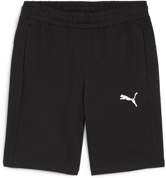 Puma Men's teamGOAL Casuals Shorts, Black (Puma Black-Puma White), M EU