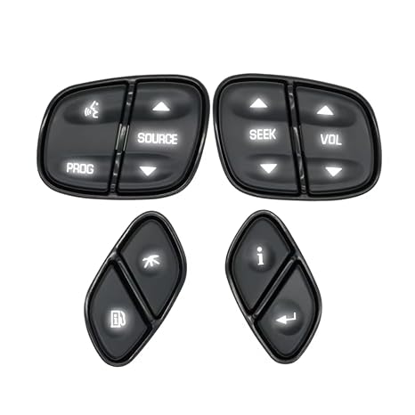 Compatible With GMC For Sierra 2003-2007 For Yukon 2003-2006 Car Steering Wheel Audio Switch Volume Cruise Control Wireless 21997739 Car Steering Switch Wheel