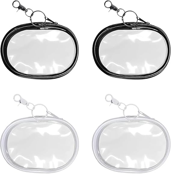 Mini Pouch, Small Waterproof Transparent Display Zipper Bag