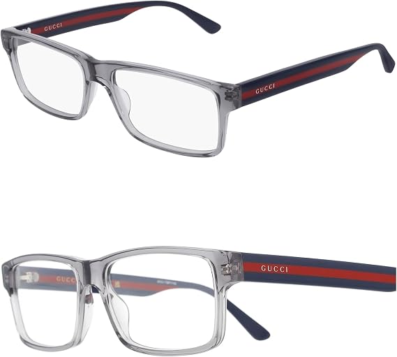 Gucci GG0752O Designer Fashion Eyeglasses Stylish Rectangular Frame Eyewear with Luxury eSHADES Kit - Embrace Sophistication and Elegance
